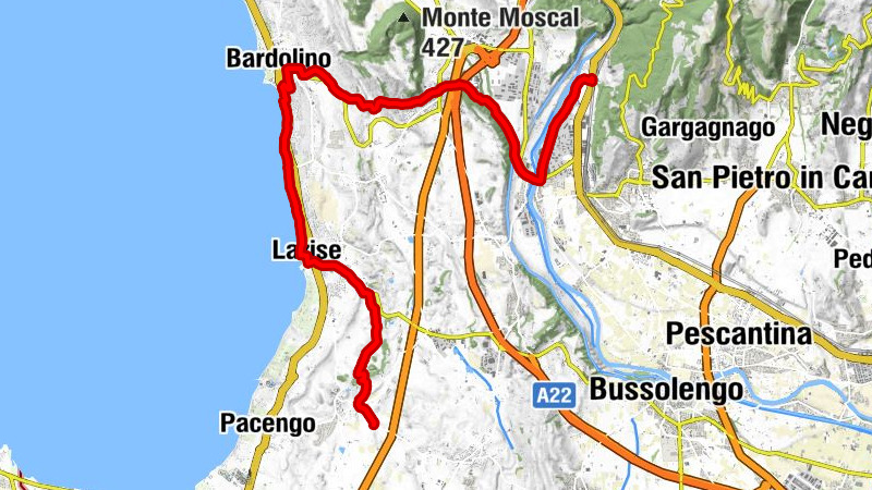 Von Volargne nach Colà (bei Lazise) #LL2ROM_E053