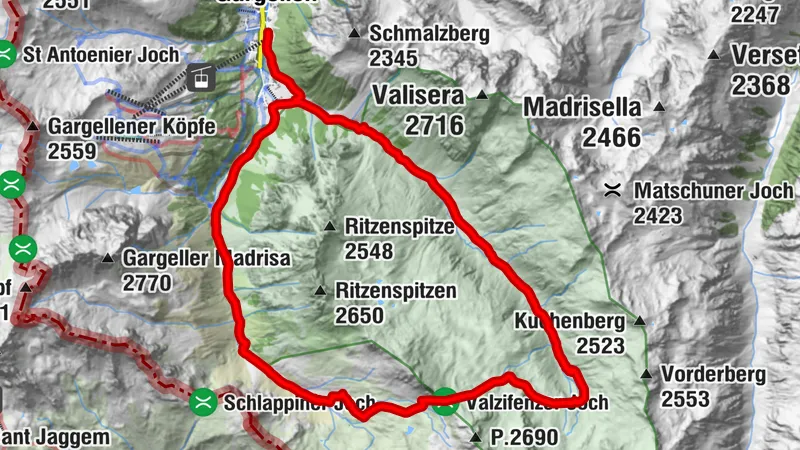 Around the Ritzenspitzen