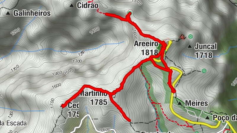 Pico Arieiro - Pedar Rija - Curral Martinho - Cedro
