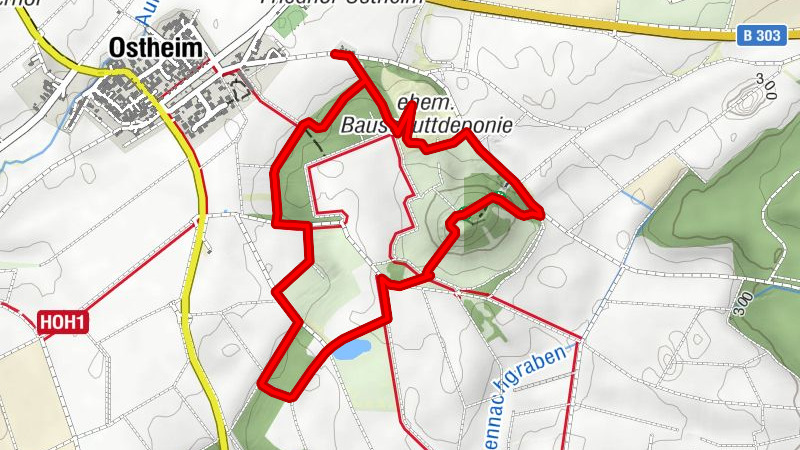 Ostheimer Streifberg-Tour