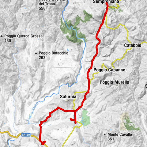 Von Semproniano nach Montemerano #LL2ROM_E078