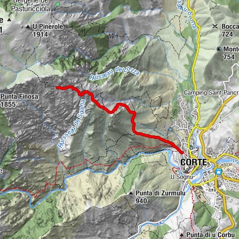 The Arch of Scandulaghju near Corte