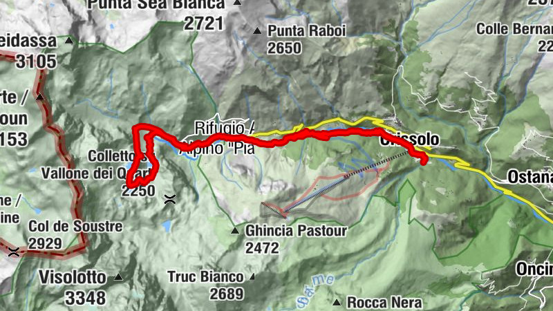 Zur Quelle des Po - 2 Berg Seen und zurück
