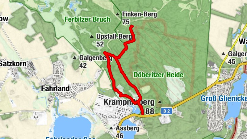 Döberitzer Heide zum Aussichtsturm