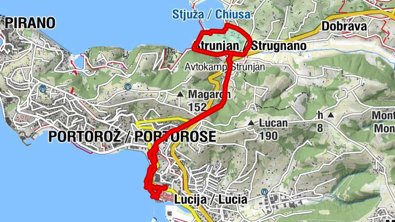 Portoroz - Strunjan Salzfelder