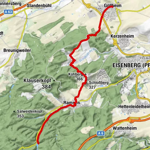 Göllheim: On the Way of St. James to Eiswoog
