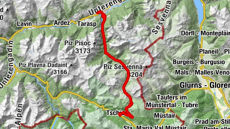 001.01 Alpine Bike Stage 1 Scuol - Tschierv