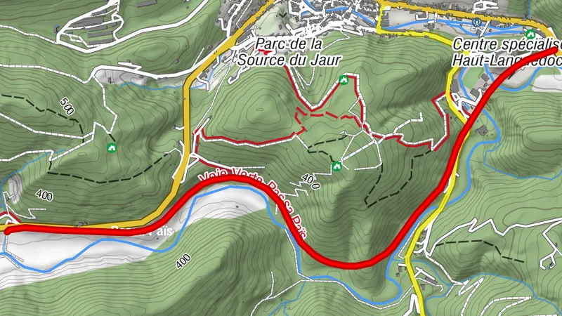 ACCESSIBLE ITINERARY - GREENWAY HIKING IN SAINT-PONS-DE-THOMIERES