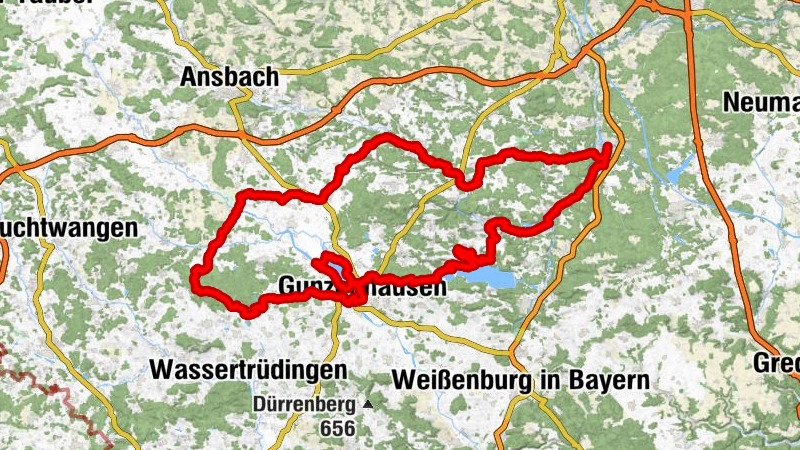 Fränkischer WasserRadweg - Die Seenrunde