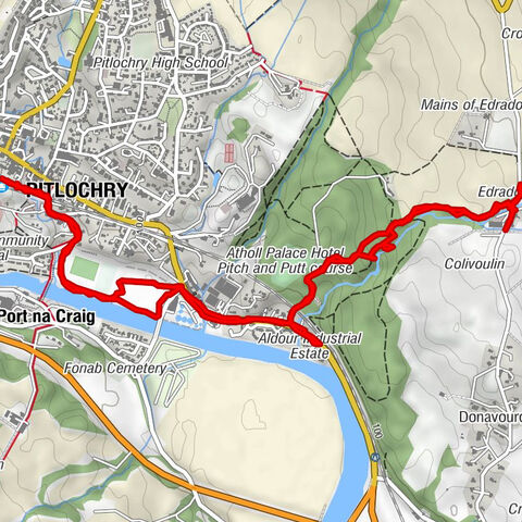 Pitlochry, Schottland/Vereinigtes Königreich