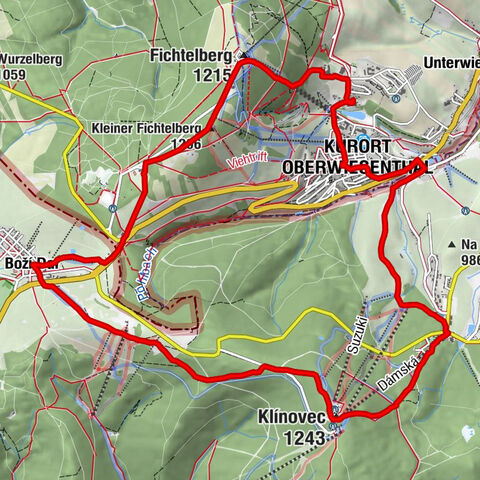 Oberwiesenthal,Keilberg,Bozi Dar,Fichtelberg, Oberwiesental
