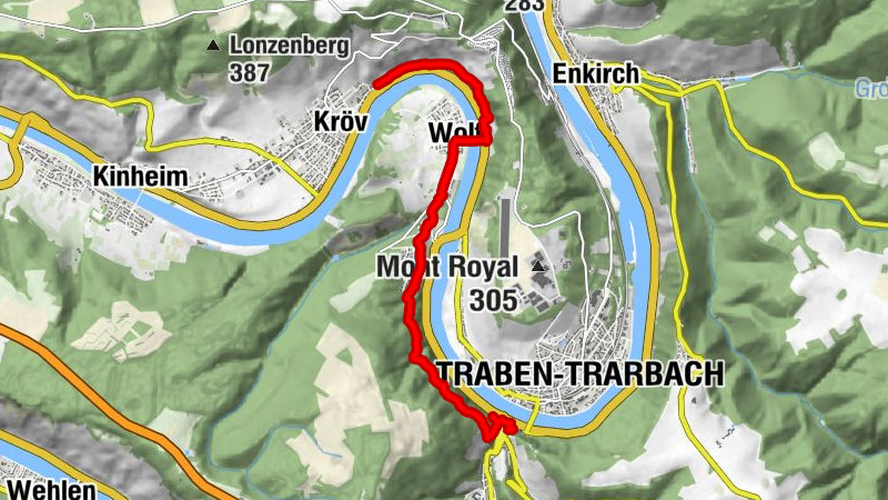 Kröv Trarbach über Wolf