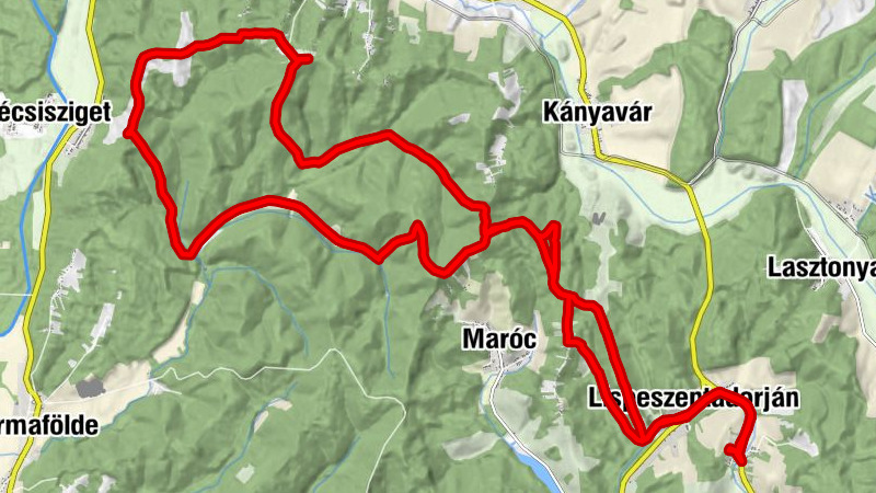 Délualai csavargás Lispe - HáromSzentek - Márok - Vétyem - Lispe