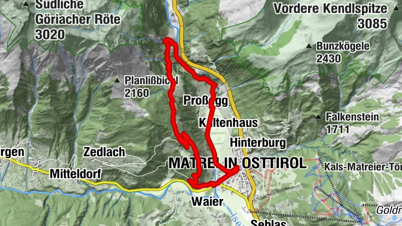 Circular Hike Proßeggklamm - Hinteregg  - Matrei i. O.