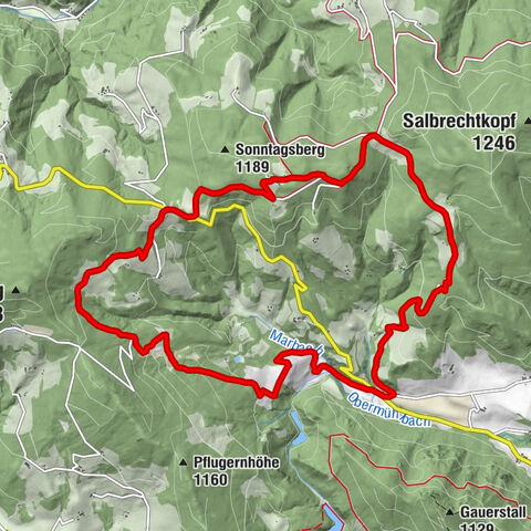 Schaumboden-Dreifaltigkeit circular route