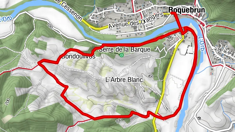 CIRCUIT NO. 3 IN THE HEART OF THE SCHISTS – MTB-FFC SITE CAROUX IN HAUT-LANGUEDOC