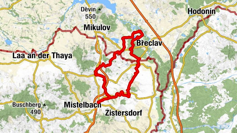 Liechtenstein Cycling Route