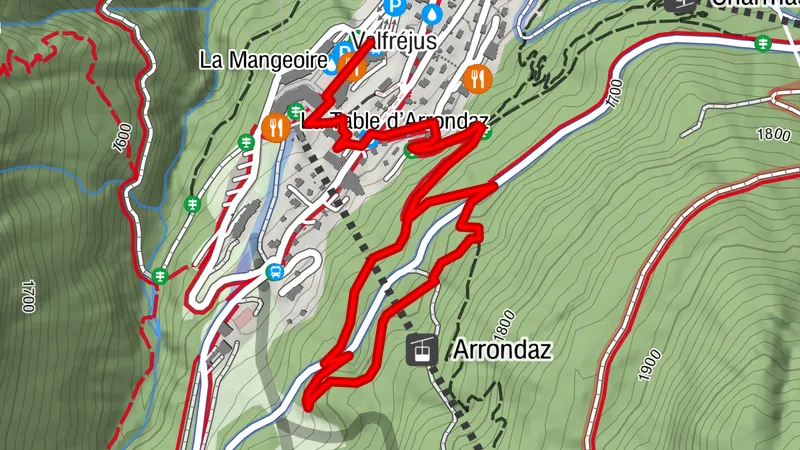 Snowshoeing itinerary: Les Petits Trappeurs
