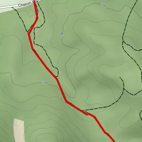Sentier de Maraval - portion des dunes
