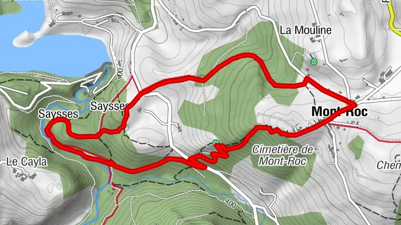 Le sentier de Mont'4 Roc