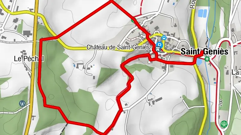 Boucle du bourg de Saint-Geniès