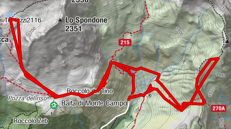 Passo Marogella Laghetto di Pietra Quadra
