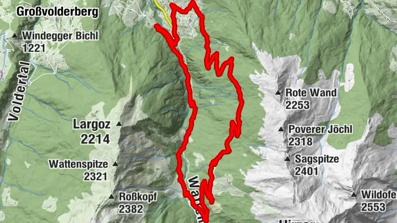 Forest route Wattenberg