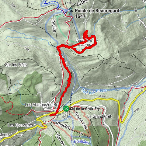 Manigod, col de la Fry - Beauregard