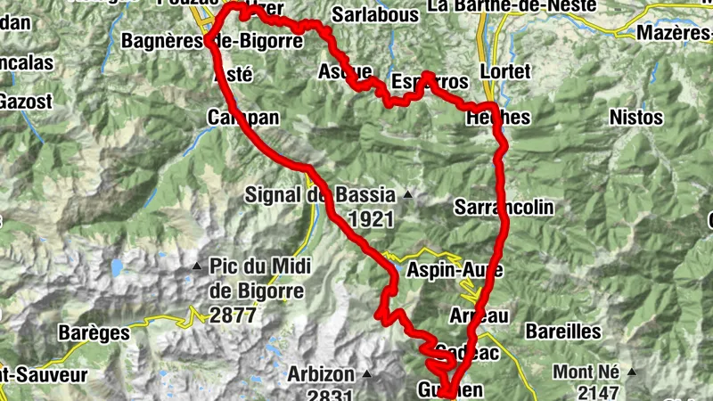 La Hourquette d'Ancizan par les Baronnies