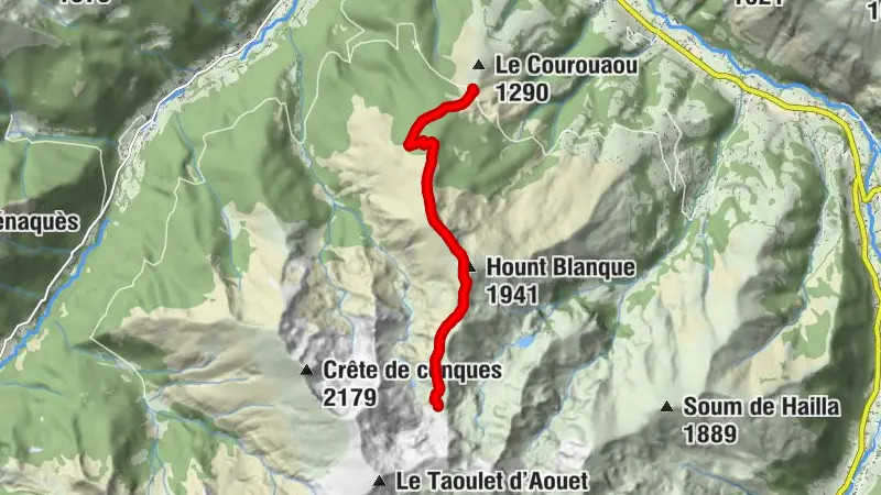 Le Liset de Hount Blanque et le lac de l'œuf=FERME/TRAVAUX