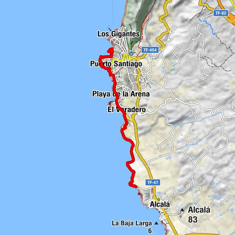 Teneriffa von Los Gigantes  nach Alcalá