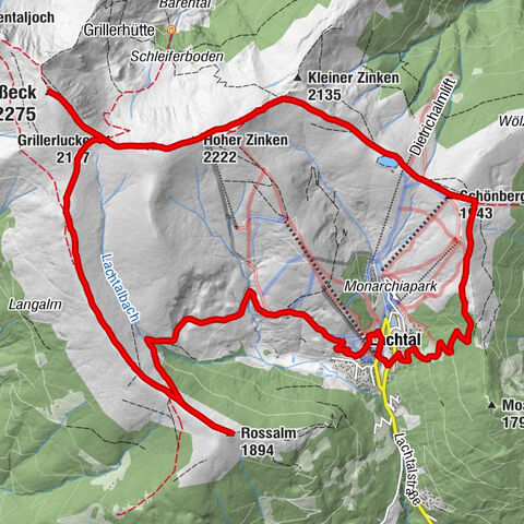 Great Lachtal - 5 summit hike