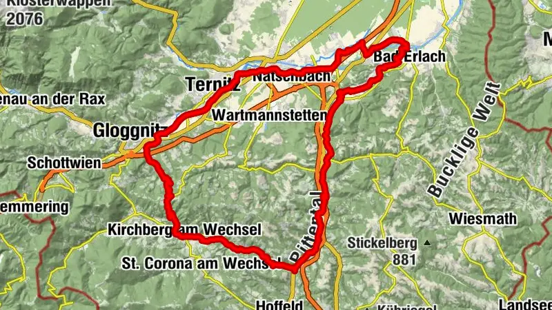 Vienna Alps bike round