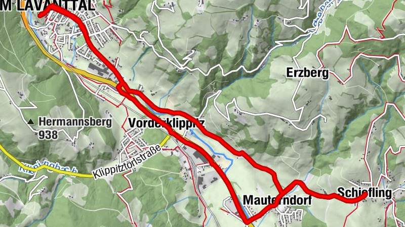 Bad St. Leonhard: L6 Wanderung Schiefling