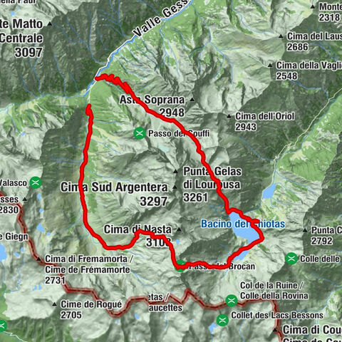 Giro dell'Argentera ski