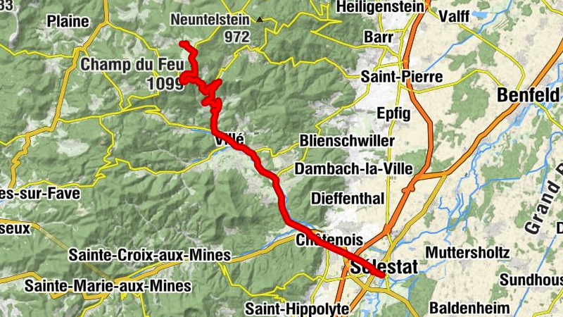 Navette des Neiges Route 511 Sélestat - Le Champ du Feu