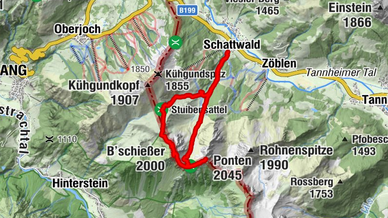 Aufstieg zum Ponten (2045 m) & Bschiesser (1998 m) | Panoramatour über zwei Grenzgipfel