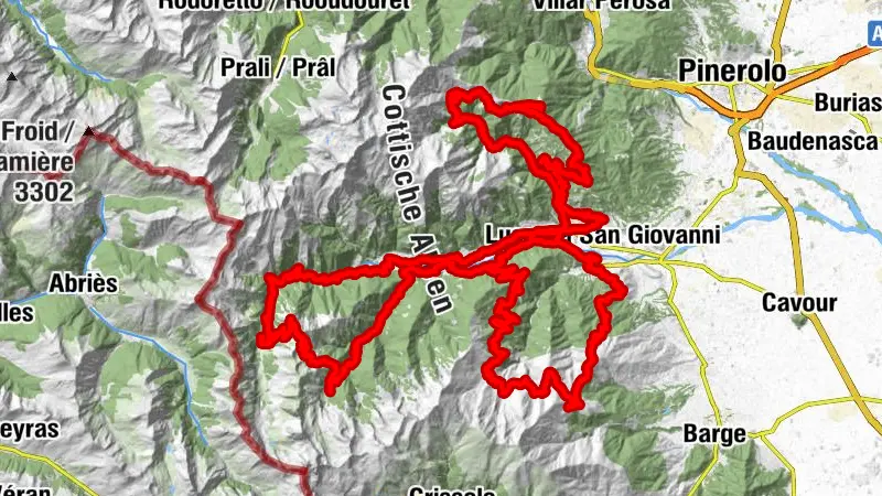 3 days in MTB in the Pinerolo area