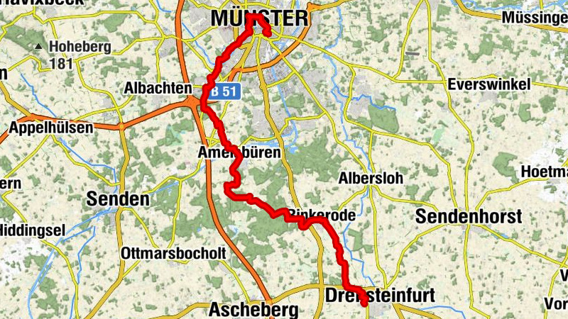 X 100 Münster-Drensteinfurt