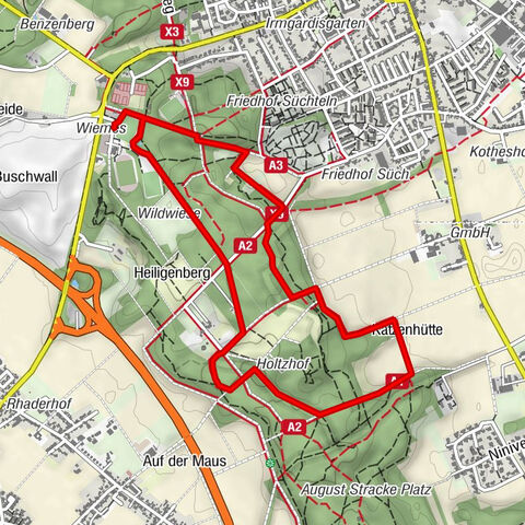 Premium-Spazierwanderweg Süchtelner-Höhenrunde - Wasser.Wander.Welt.