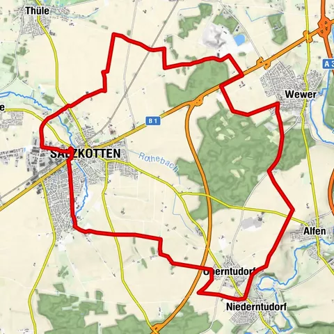 Radweg Sa6 Salzkotten