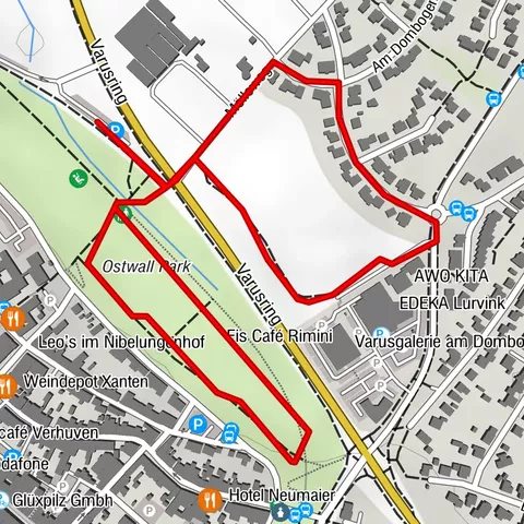 Spaziergang Kurpark am Ostwall & Flachwasserzone