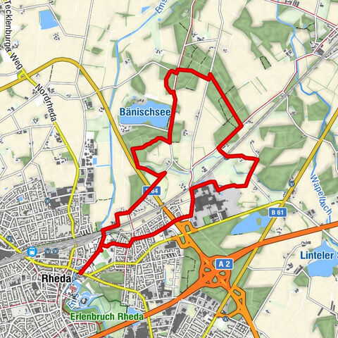 Wanderweg A 3 - Landschaftlich vielfältig