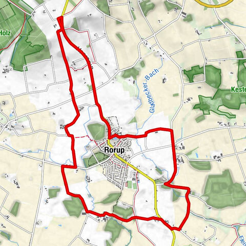 Auf und ab rund um Rorup