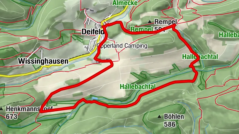Feltebelweg (D1) Deifeld