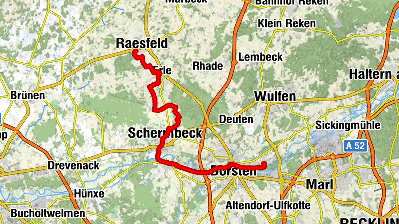Etappe 7 Hohe Mark RadRoute