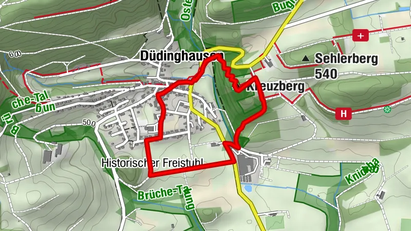 Seelenortwanderung "Freistuhl" über den Kreuzberg