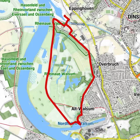 Rheinaue, Emschermündung und mehr