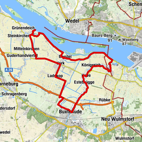 Obstroute - Schleife Buxtehude