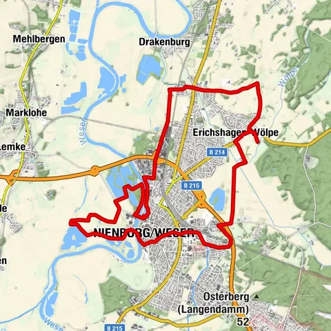 Gruener Ring um Nienburg (Nord)